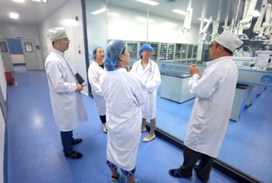 我司“新建硫糖鋁生產(chǎn)線“接受現(xiàn)場(chǎng)核查